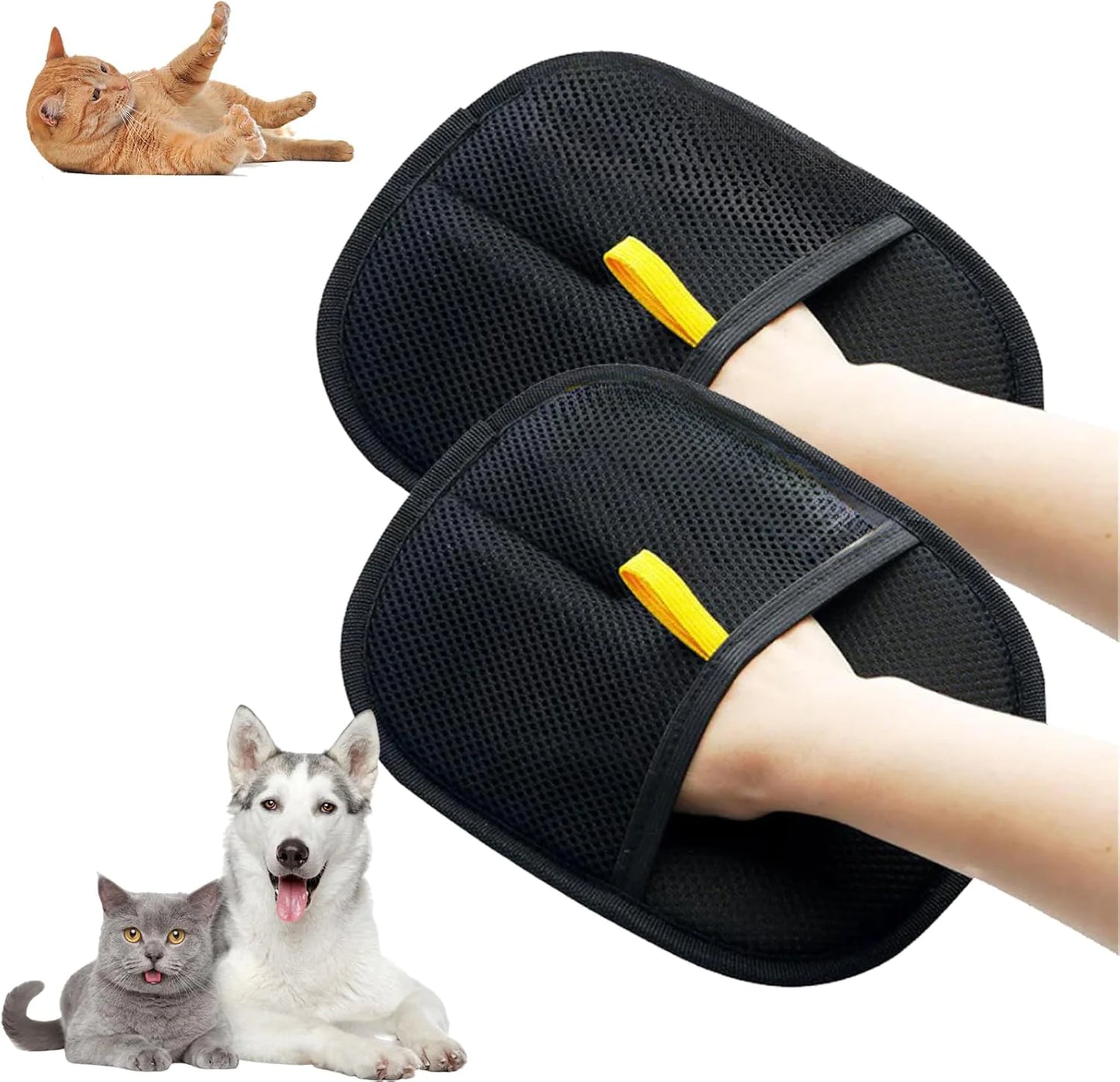 Fur-Free Pet Grooming Gloves