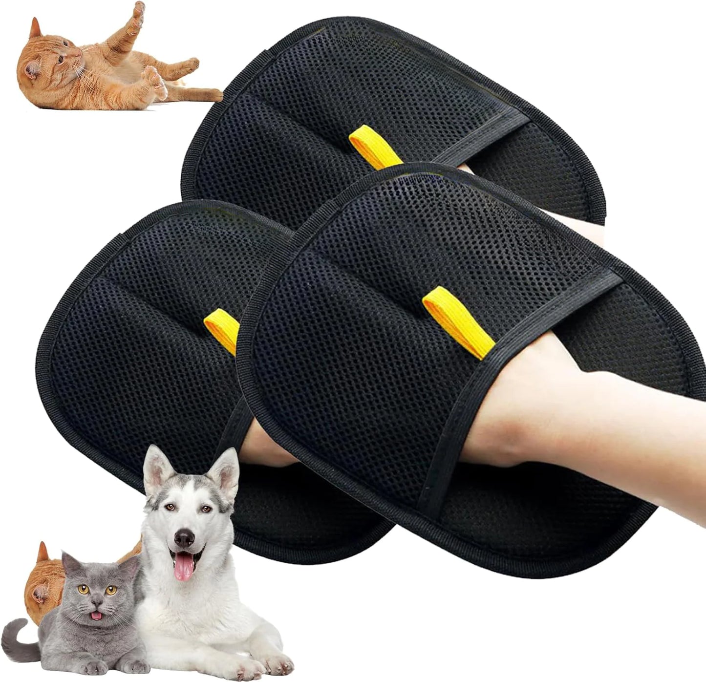 Fur-Free Pet Grooming Gloves